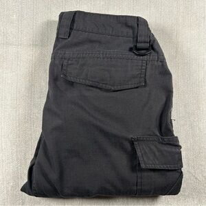 Free Soldier Men's Black Cargo Tactical Pants - Durable Everyday Workwear